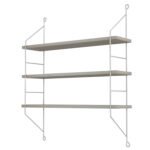 ΡΑΦΙΕΡΑ ΤΟΙΧΟΥ ACHALA ΜΕΛΑΜΙΝΗΣ HM9185.14 SONOMA 60x15x68Y εκ. - Image 4