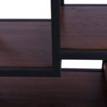 ΡΑΦΙΕΡΑ ΤΟΙΧΟΥ QUINN ΜΕ ΒΑΣΕΙΣ ΜΕΛΑΜΙΝΗΣ ΚΑΙ ΜΕΤΑΛΛΙΚΟ ΣΚΕΛΕΤΟ HM8612 Φ60x24 εκ. - Image 5