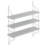 ΡΑΦΙΕΡΑ ΤΟΙΧΟΥ ACHALA ΜΕΛΑΜΙΝΗΣ HM9185.15 ΛΕΥΚΟ 60x15x68Y εκ. - Image 3