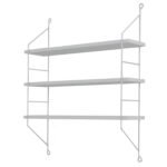 ΡΑΦΙΕΡΑ ΤΟΙΧΟΥ ACHALA ΜΕΛΑΜΙΝΗΣ HM9185.15 ΛΕΥΚΟ 60x15x68Y εκ. - Image 4