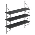 ΡΑΦΙΕΡΑ ΤΟΙΧΟΥ ACHALA ΜΕΛΑΜΙΝΗΣ HM9185.20 ΓΚΡΙ 60x15x68Y εκ. - Image 4