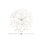 ΡΟΛΟΙ ΤΟΙΧΟΥ ΜΕΤΑΛΛΙΚΟ ΛΕΥΚΟ HM7461 41x41 εκ. - Image 2