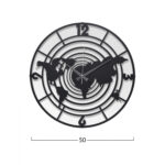 ΡΟΛΟΙ ΤΟΙΧΟΥ ΜΕΤΑΛΛΙΚΟ ΜΑΥΡΟ HM7445 Φ50 εκ. - Image 2