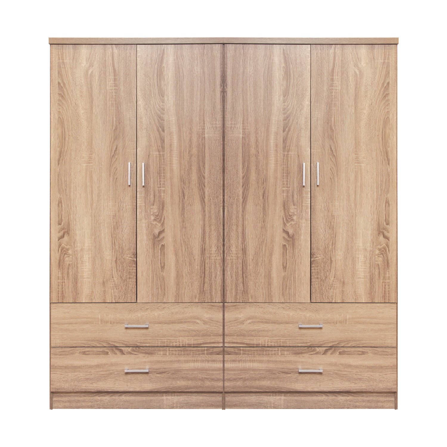 set-2-tmch-ntoylapa-4fylli-me-4-syrtaria ΣΕΤ 2 ΤΜΧ ΝΤΟΥΛΑΠΑ 4ΦΥΛΛΗ ΜΕ 4 ΣΥΡΤΑΡΙΑ SONAMA 160X42X181 HM11349.02 - Image 1