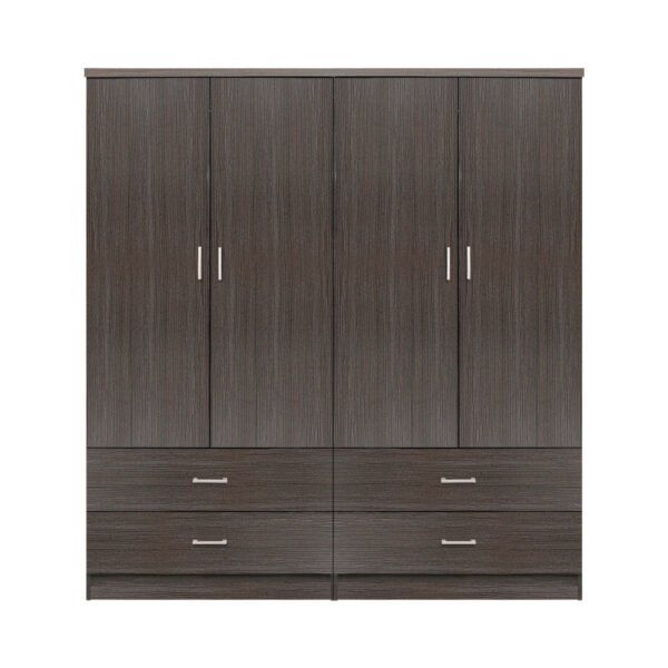 ΣΕΤ 2 ΤΜΧ ΝΤΟΥΛΑΠΑ 4ΦΥΛΛΗ ΜΕ 4 ΣΥΡΤΑΡΙΑ ZEBRANO 160X42X181 HM11349.01