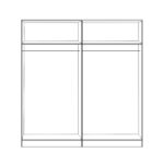 ΣΕΤ 2 ΤΜΧ ΝΤΟΥΛΑΠΑ 4ΦΥΛΛΗ ZEBRANO 160X42X181 HM11350.01 - Image 3