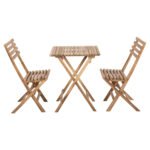 ΣΕΤ 3ΤΜΧ ΕΞΩΤ.ΧΩΡΟΥ ΠΤΥΣΣΟΜΕΝΟ KENDYR HM9907 ΜΑΣΙΦ TEAK ΞΥΛΟ-ΦΥΣΙΚΟ 46x50x88,5Υ - Image 4