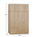 ΣΕΤ 4 ΤΜΧ ΝΤΟΥΠΑΛΑ 4ΦΥΛΛΗ ΜΕ ΠΑΤΑΡΙ SONAMA 160X42X241 HM11355.02 - Image 2