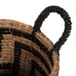 ΣΕΤ ΔΙΑΚΟΣΜΗΤΙΚΑ ΚΑΛΑΘΙΑ HM7846.02 ΑΠΟ MENDONG GRASS ΣΕ ΜΑΥΡΟ-ΦΥΣΙΚΟ Φ36x32-40Υεκ. - Image 6