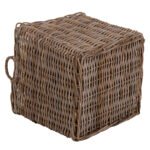 ΣΕΤ ΔΙΑΚΟΣΜΗΤΙΚΑ ΚΑΛΑΘΙΑ KATER HM9657 4ΤΜΧ ΑΠΟ KUBU RATTAN ΣΕ ΓΚΡΙ 52x52x50-57Υεκ. - Image 5