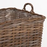 ΣΕΤ ΔΙΑΚΟΣΜΗΤΙΚΑ ΚΑΛΑΘΙΑ KATER HM9657 4ΤΜΧ ΑΠΟ KUBU RATTAN ΣΕ ΓΚΡΙ 52x52x50-57Υεκ. - Image 6