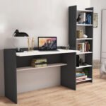 ΣΕΤ ΓΡΑΦΕΙΟΥ 2ΤΜΧ HM11774.13 ΜΕΛΑΜΙΝΗ ΓΚΡΙ-ΛΕΥΚΗ - Image 2