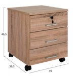 ΣΕΤ ΓΡΑΦΕΙΟΥ 2ΤΧ ΓΡΑΦΕΙΟ & ΣΥΡΤΑΡΙΕΡΑ ΣΕ SONAMA ΧΡΩΜΑ HM10337.02 - Image 3