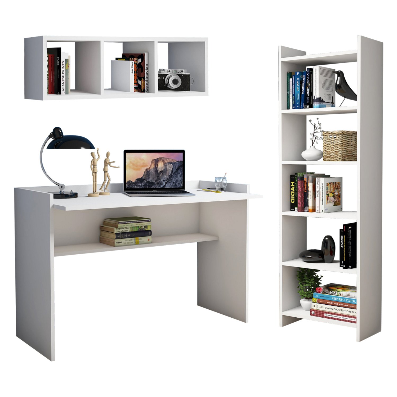 set-grafeioy-3-tmch-fb91177611-leyko ΣΕΤ ΓΡΑΦΕΙΟΥ 3ΤΜΧ HM11776.11 ΜΕΛΑΜΙΝΗ ΣΕ ΛΕΥΚΟ ΧΡΩΜΑ - Image 1