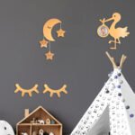 ΣΕΤ ΠΑΙΔΙΚΑ ΔΙΑΚΟΣΜΗΤΙΚΑ ΤΟΙΧΟΥ HARSHA ΞΥΛΟ ΗΜ9207 50Χ35 εκ. - Image 3