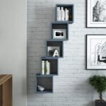 ΣΕΤ ΡΑΦΙΑ ΤΟΙΧΟΥ 5ΤΜΧ ΜΕΛΑΜΙΝΗΣ HM9519.05 ΜΠΛΕ 30x30x24Y εκ. - Image 5