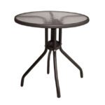 ΣΕΤ ΤΡΑΠΕΖΑΡΙΑΣ 3ΤΜΧ ΜΕ ΤΡΑΠΕΖΙ Φ70 & ΚΑΡΕΚΛΕΣ LEON ΚΑΦΕ HM5184.02 - Image 3