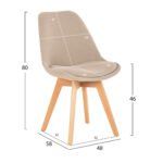 ΣΕΤ ΤΡΑΠΕΖΑΡΙΑΣ 5ΤΜΧ PALOMA HM10382 MDF TOP ΣΕ SONAMA--ΜΠΕΖ ΚΑΡΕΚΛΕΣ - Image 3