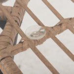 ΣΕΤ ΤΡΑΠΕΖΑΡΙΑΣ 7ΤΜΧ ALLEGRA HM10495 WICKER ΜΠΕΖ-ΜΕΤΑΛΛΟ ΜΑΥΡΟ - Image 5