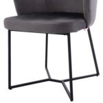 ΣΕΤ ΤΡΑΠΕΖΑΡΙΑΣ 7ΤΜΧ ΤΡΑΠΕΖΙ MDF ME ΚΑΠΛΑΜΑ ΚΑΡΥΔΙΑΣ & ΚΑΡΕΚΛΕΣ TRIANA ΓΚΡΙ HM10638 - Image 6