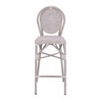 ΣΚΑΜΠΩ ΑΛΟΥΜΙΝΙΟΥ BAMBOO LOOK ΠΑΤΙΝΑ ΛΕΥΚΟ ΜΕ TEXTLINE HM5110 41x52x116 εκ. - Image 3