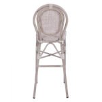 ΣΚΑΜΠΩ ΑΛΟΥΜΙΝΙΟΥ BAMBOO LOOK ΠΑΤΙΝΑ ΛΕΥΚΟ ΜΕ TEXTLINE HM5110 41x52x116 εκ. - Image 5