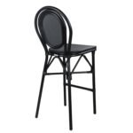 ΣΚΑΜΠΟ ΑΛΟΥΜΙΝΙΟΥ AZARIA HM5060 BAMBOO LOOK ΜΑΥΡΟ ΜΕ TEXTLINE 44x52x115Υεκ. - Image 4