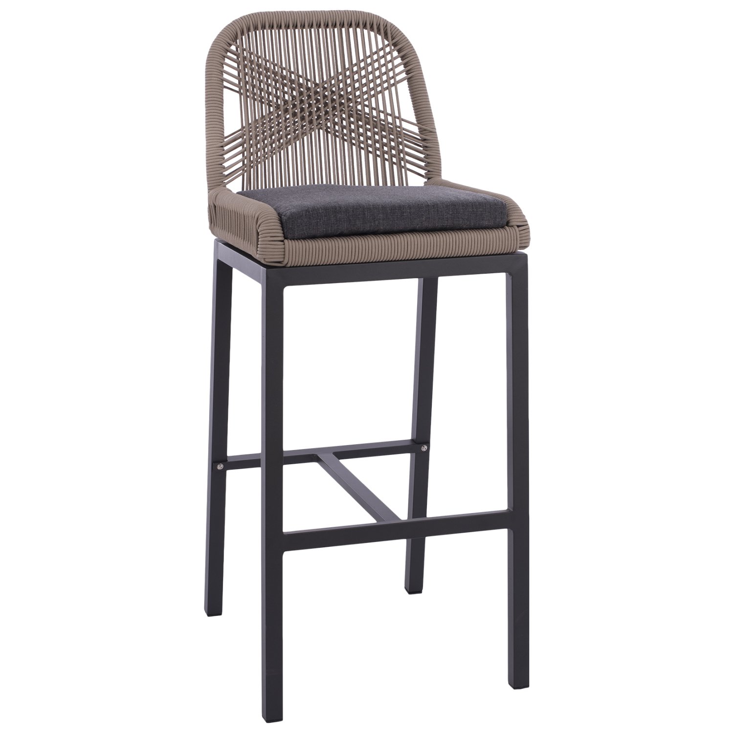 skampo-aloyminioy-gkri-me-schoini-mpez-4 ΣΚΑΜΠΟ ΑΛΟΥΜΙΝΙΟΥ ΓΚΡΙ ΜΕ ΣΧΟΙΝΙ ΜΠΕΖ 46x53x100Yεκ.HM5791.11 - Image 1