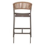 ΣΚΑΜΠΟ ΑΛΟΥΜΙΝΙΟΥ ΜΕ ΜΠΡΑΤΣΑ ΣΑΜΠΑΝΙΖΕ RATTAN ΛΕΥΚΟ TEXTLINE HM5892.03 56x58x105Y εκ. - Image 6