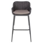 ΣΚΑΜΠΟ ΑΛΟΥΜΙΝΙΟΥ ΣΚΕΛΕΤΟΣ ΑΝΘΡΑΚΙ-ΣΧΟΙΝΙ ΚΑΦΕ 50x50x103Υεκ.HM5862.01 - Image 3