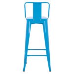 ΣΚΑΜΠΟ BAR ΜΕΤΑΛΛΙΚΟ MELITA ME ΠΛΑΤΗ ΜΠΛΕ HM8643.08 43Χ43Χ100εκ. - Image 6