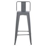 ΣΚΑΜΠΟ BAR ΜΕΤΑΛΛΙΚΟ MELITA ME ΠΛΑΤΗ ΓΚΡΙ HM8643.10 43Χ43Χ100εκ. - Image 3