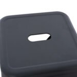 ΣΚΑΜΠΟ BAR ΜΕΤΑΛΛΙΚΟ MELITA ΣΕ ΓΚΡΙ HM8642.10 43x43x78εκ. - Image 5