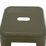 ΣΚΑΜΠΟ BAR ΜΕΤΑΛΛΙΚΟ MELITA ΣΕ DARK OLIVE GREEN HM8642.03 43x43x78 εκ. - Image 5