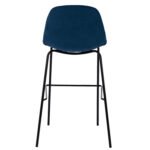 ΣΚΑΜΠΟ VINCENT ΒΕΛΟΥΔΟ ΜΠΛΕ ΚΑΙ ΜΕΤΑΛΛΙΚΟ ΣΚΕΛΕΤΟ HM8579.18 56,5x47x106 εκ. - Image 6