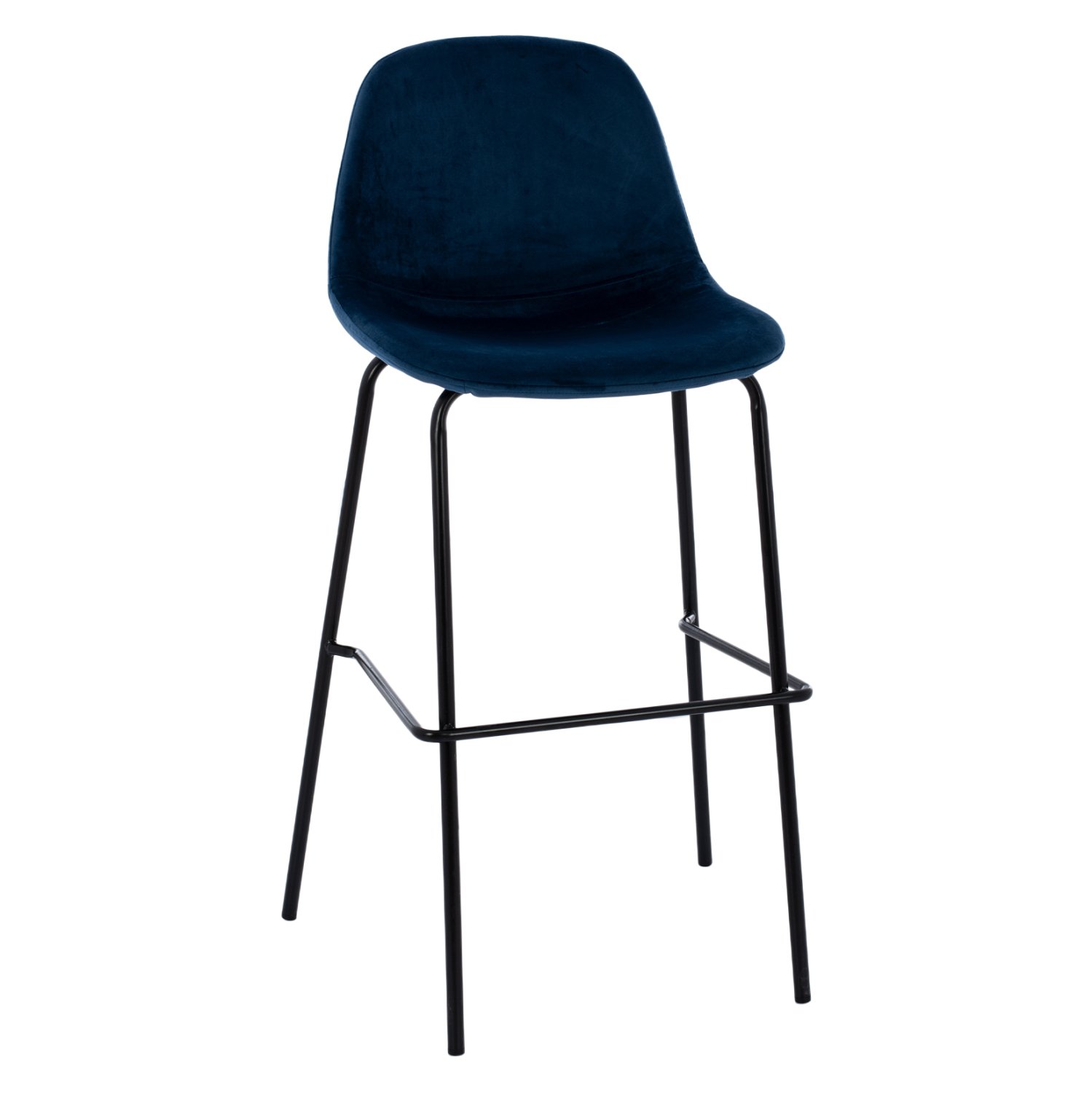 skampo-beloydo-mple-kai-metalliko-skelet ΣΚΑΜΠΟ VINCENT ΒΕΛΟΥΔΟ ΜΠΛΕ ΚΑΙ ΜΕΤΑΛΛΙΚΟ ΣΚΕΛΕΤΟ HM8579.18 56,5x47x106 εκ. - Image 1