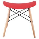 ΣΚΑΜΠΟ ΤΟΝΙΑ HM0109.04 ΠΟΔΙΑ ΞΥΛΟ ΟΞΙΑΣ-KOKKINO ΠΟΛΥΠΡΟΠΥΛΕΝΙΟ 46,5x35x47Yεκ. - Image 3