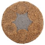 ΣΚΑΜΠΟ BEAM HM7826 ΞΥΛΟ ΤΕΑΚ ΚΑΙ SEAGRASS ΣΕ ΦΥΣΙΚΟ & ΓΚΡΙ Φ43x45Yεκ. - Image 5