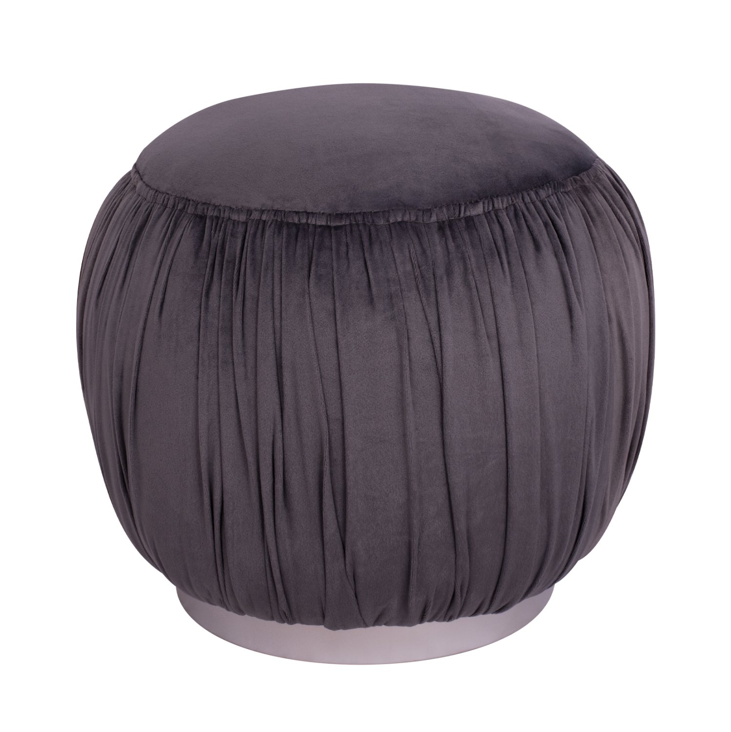 skampo-fb9840701-gkri-beloydo-me-asimi-b ΣΚΑΜΠΟ DEREK HM8407.01 ΓΚΡΙ ΒΕΛΟΥΔΟ ΜΕ ΑΣΗΜΙ ΒΑΣΗ - Image 1