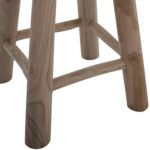 ΣΚΑΜΠΟ KONT HM9337 ΑΠΟ ΜΑΣΙΦ ΞΥΛΟ TΕΑK ΦΥΣΙΚΟ ΧΑΜΗΛΟΥ ΥΨΟΥΣ Φ35Χ45Υεκ. - Image 5