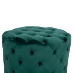 ΣΚΑΜΠΟ KASSIE ΚΥΠΑΡΙΣΣΙ ΒΕΛΟΥΔΟ ΤΥΠΟΥ CHESTERFIELD HM8406.03 Φ60x43Υ εκ. - Image 5