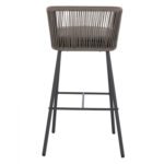 ΣΚΑΜΠΟ BROGAN ΜΕ ΜΕΤΑΛΛΙΚΟ ΣΚΕΛΕΤΟ ΚΑΙ ΣΧΟΙΝΙ ΓΚΡΙ HM5714.01 53x42x101 εκ. - Image 6