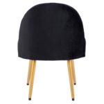 ΣΚΑΜΠΟ ΜΕ ΠΛΑΤΗ YASMINE ΑΠΟ ΜΑΥΡΟ ΒΕΛΟΥΔΟ & ΧΡΥΣΑ ΠΟΔΙΑ HM8395.14 47x43x65Υ εκ. - Image 6