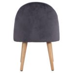 ΣΚΑΜΠΟ ΜΕ ΠΛΑΤΗ YASMINE ΓΚΡΙ ΒΕΛΟΥΔΟ HM8395.01  47x43x63,5Υ εκ.εκ. - Image 6