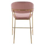 ΣΚΑΜΠΟ ΜΕΣΑΙΟΥ ΥΨΟΥΣ HM8734.02 THEODORE ΒΕΛΟΥΔΟ ΣΑΠΙΟ ΜΗΛΟ ΕΠΙΧΡΥΣΟ ΣΚΕΛΕΤΟ 60x55x100Y εκ. - Image 6