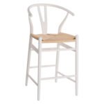 ΣΚΑΜΠΟ ΜΕΣΑΙΟΥ ΥΨΟΥΣ BRAVE ΟΞΙΑΣ ΜΕ ΔΙΧΑΛΩΤΗ ΠΛΑΤΗ ΛΕΥΚΟ HM9405.03 48x53x100Υ εκ.