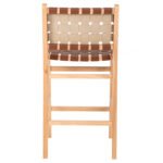 ΣΚΑΜΠΟ ΜΕΣΑΙΟΥ ΥΨΟΥΣ FELIPE TOON ΞΥΛΟ HM9329.01 ΦΥΣΙΚΟ ΚΑΦΕ PU 45x47x94Yεκ. - Image 6