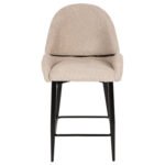 ΣΚΑΜΠΟ ΜΕΣΑΙΟΥ ΥΨΟΥΣ SARKY HM8586.03 ΥΦΑΣΜΑ ΜΠΟΥΚΛΕ ΠΡΑΣΙΝΟ-ΜΕΤΑΛΛΙΚΑ ΠΟΔΙΑ 55x62x105Yεκ. - Image 3