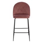 ΣΚΑΜΠΟ ODED ΜΕΣΑΙΟΥ ΥΨΟΥΣ HM8732.12 ΜΕ ΜΕΤΑΛΛΙΚΑ ΠΟΔΙΑ & ΒΕΛΟΥΔΟ ΣΑΠΙΟ ΜΗΛΟ 45x53x98 εκ. - Image 3