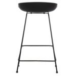 ΣΚΑΜΠΟ ΜΠΑΡ NAILA HM9299.02 ΜΑΥΡΟ ΜΕΣΑΙΟΥ ΥΨΟΥΣ 44x44x74Yεκ. - Image 6